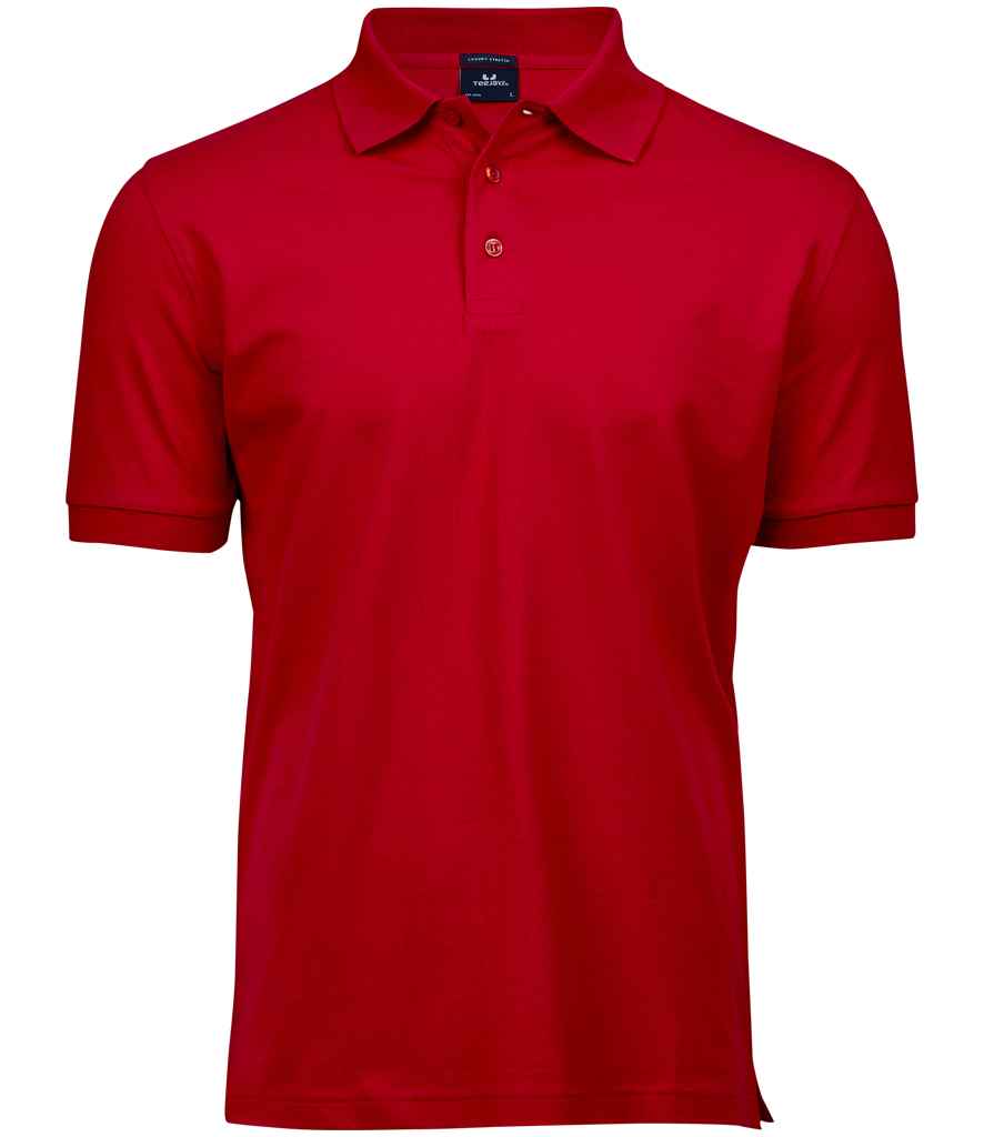 Tee Jays Luxury Stretch Piqué Polo Shirt | Red Red