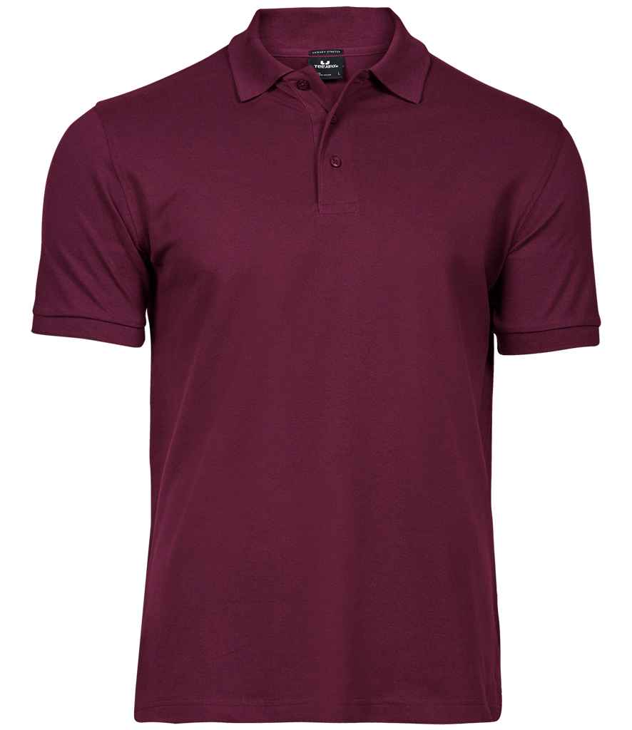 Tee Jays Luxury Stretch Piqué Polo Shirt | Wine Wine