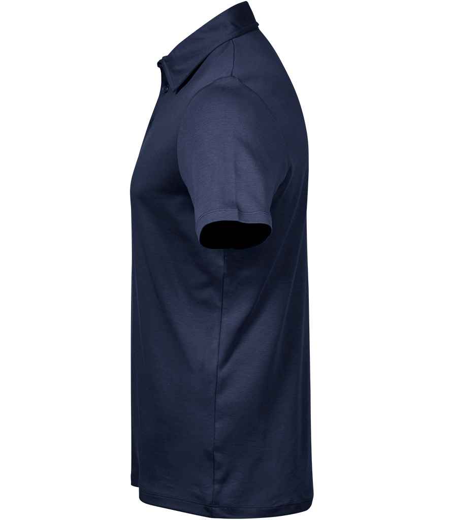 Tee Jays Pima Cotton Interlock Polo Shirt | Navy - Lancashire Teamwear