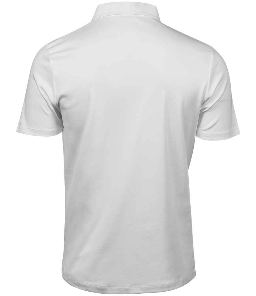 Tee Jays Pima Cotton Interlock Polo Shirt | White - Lancashire Teamwear