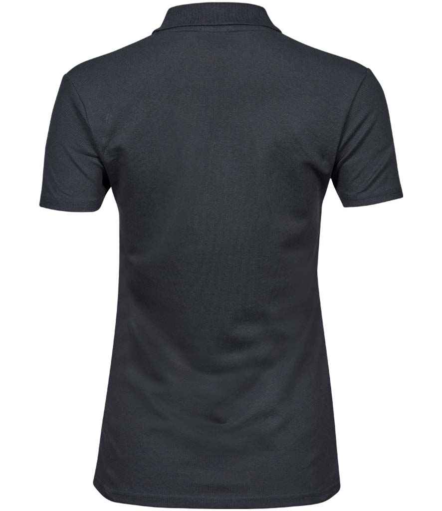 Tee Jays Ladies Luxury Stretch Polo Shirt | Dark Grey - Lancashire Teamwear