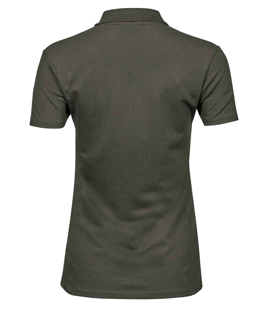 Tee Jays Ladies Luxury Stretch Polo Shirt | Deep Green - Lancashire Teamwear