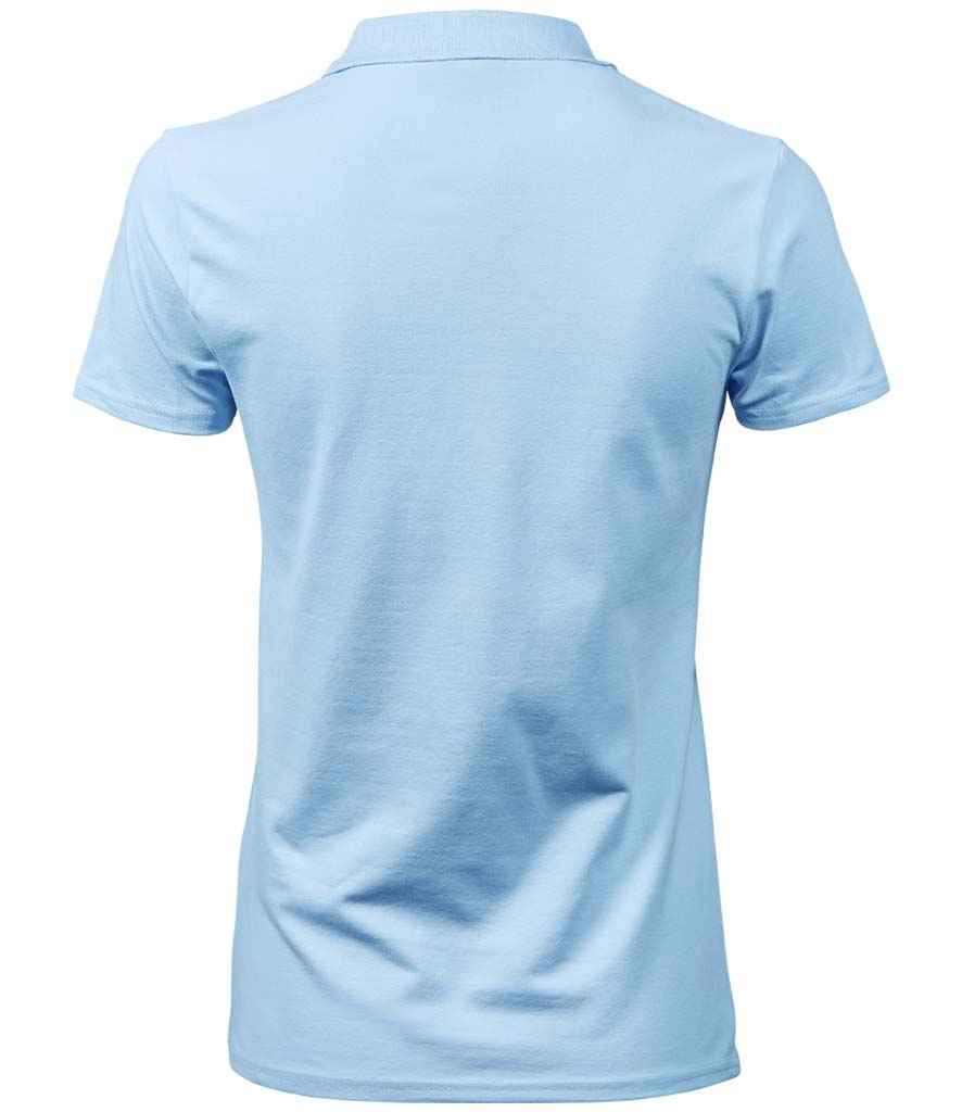Tee Jays Ladies Luxury Stretch Polo Shirt | Light Blue - Lancashire Teamwear