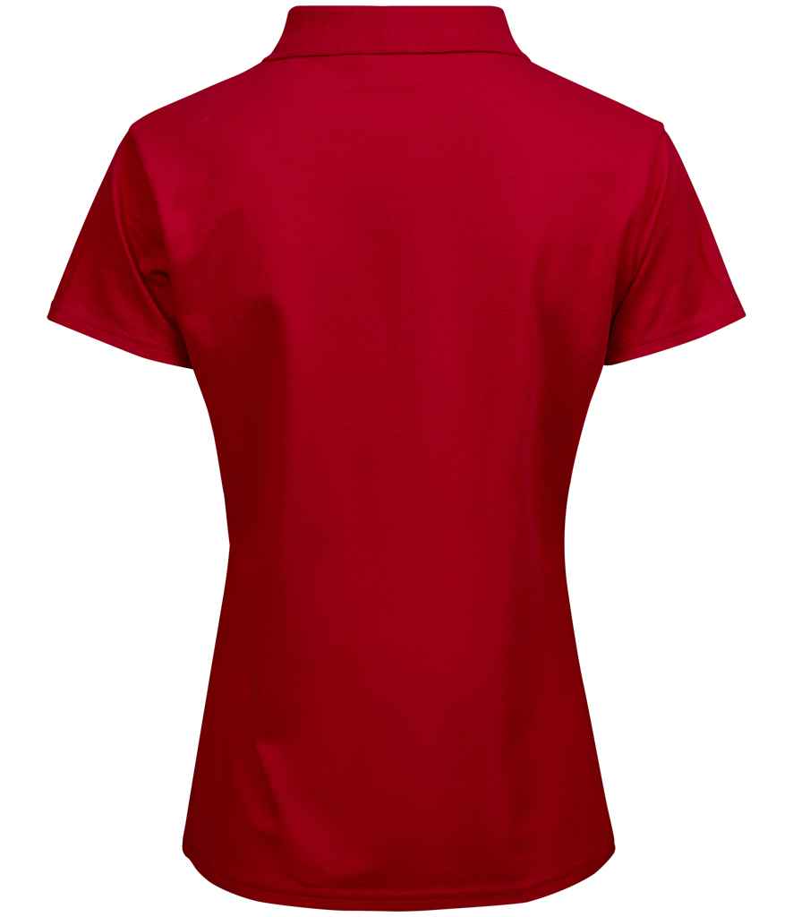 Tee Jays Ladies Luxury Stretch Polo Shirt | Red - Lancashire Teamwear