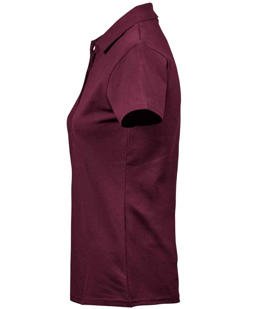 Tee Jays Ladies Luxury Stretch Polo Shirt | Wine - Lancashire Teamwear