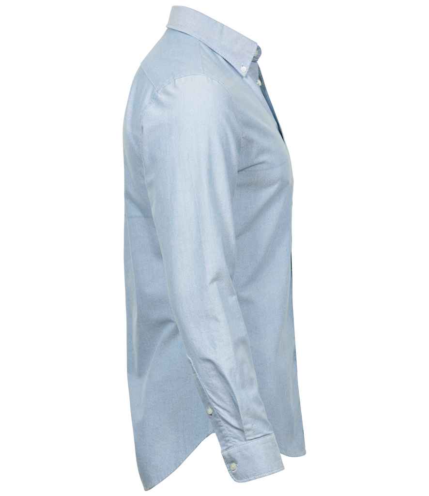 Tee Jays Perfect Long Sleeve Oxford Shirt | Light Blue - Lancashire Teamwear