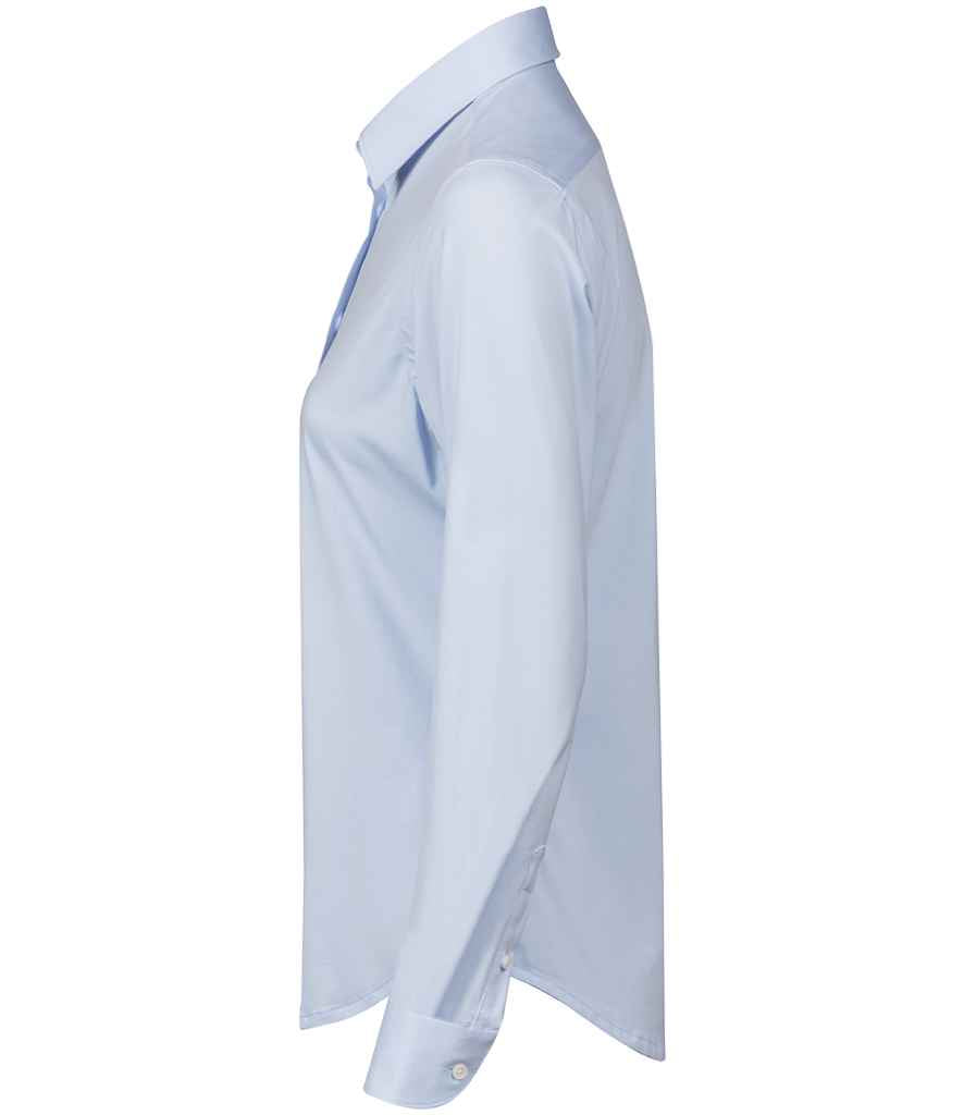 Tee Jays Ladies Active Long Sleeve Stretch Shirt | Light Blue - Lancashire Teamwear