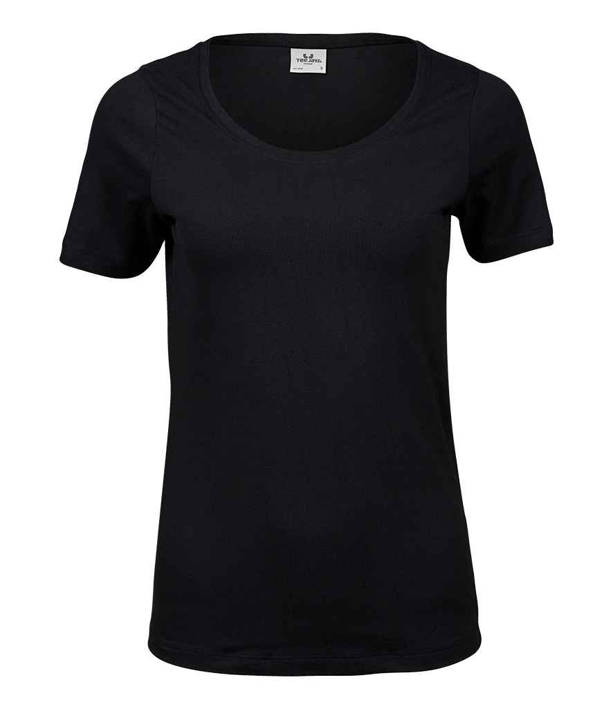 Tee Jays Ladies Stretch T-Shirt Black