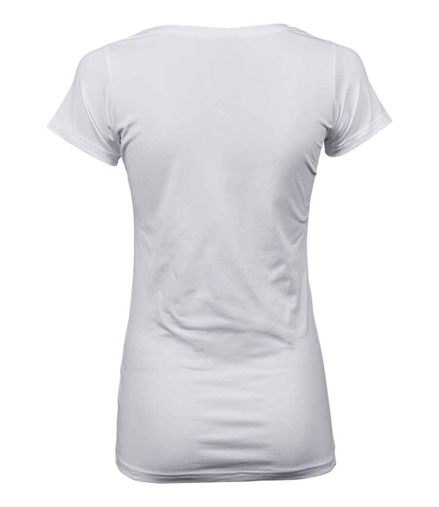 Tee Jays Ladies Stretch T-Shirt | White - Lancashire Teamwear