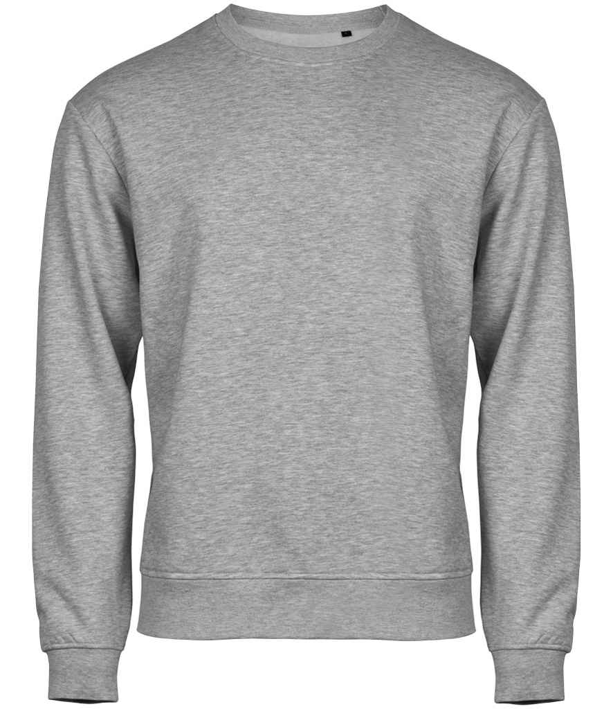 Tee Jays Power Organic Sweatshirt | Heather Grey - Lancashire Teamwear