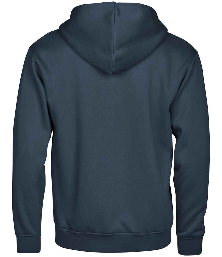 Tee Jays Unlabeled Hooded Full Zip Sweatshirt | Ink Blue - Lancashire Teamwear