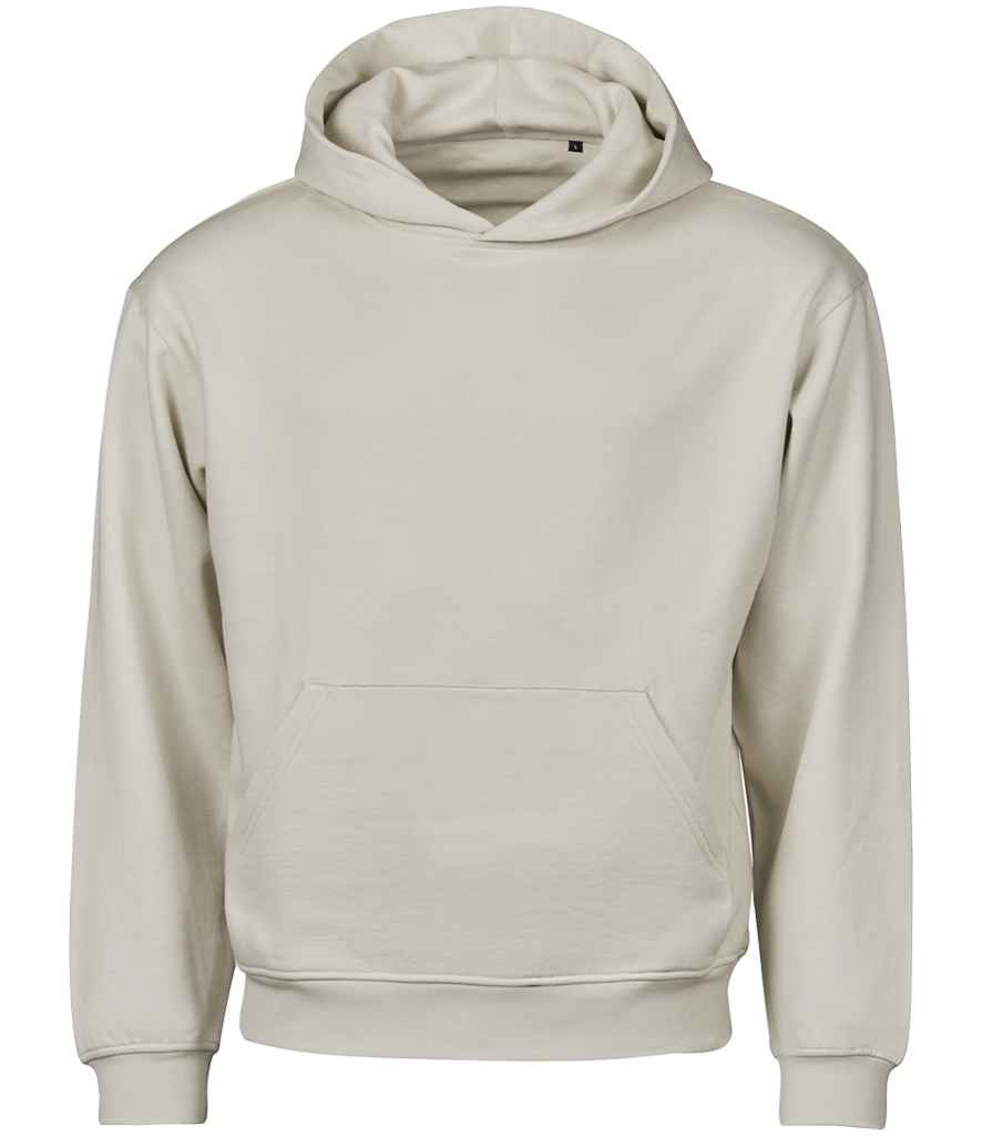 Tee Jays Unlabeled Heavy Loose Fit Hooded Sweatshirt | Cement - Lancashire Teamwear