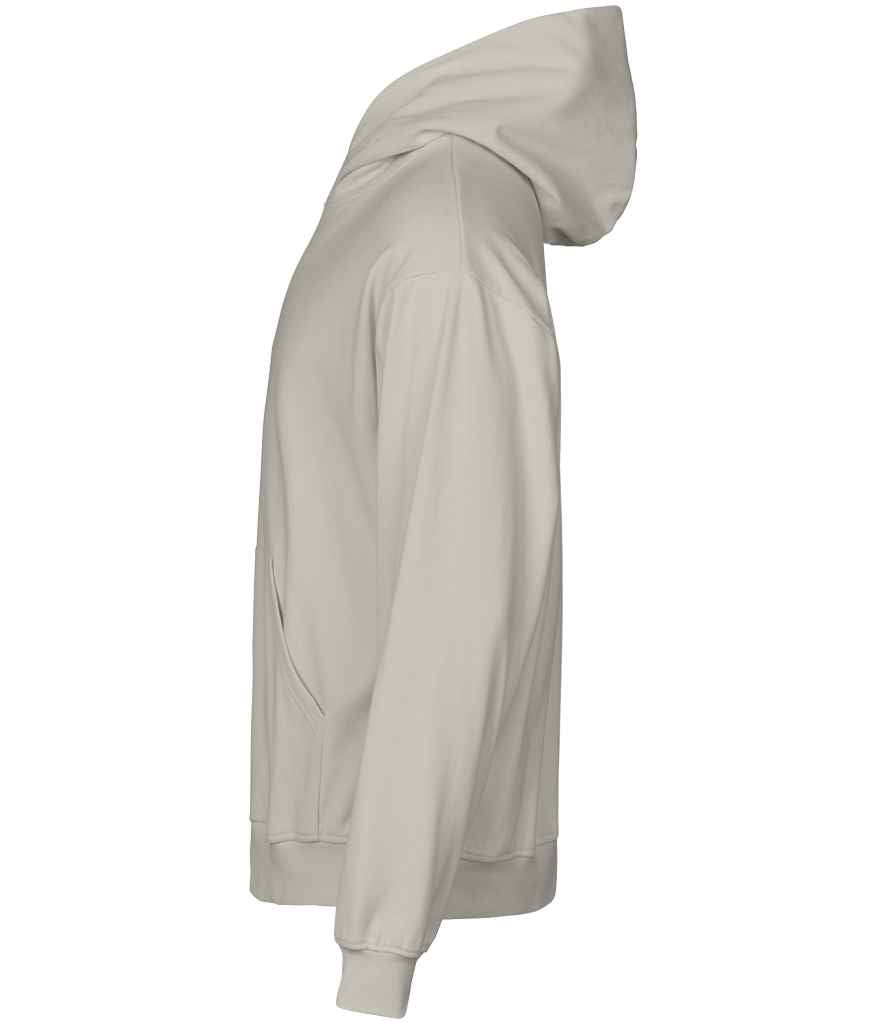 Tee Jays Unlabeled Heavy Loose Fit Hooded Sweatshirt | Cement - Lancashire Teamwear
