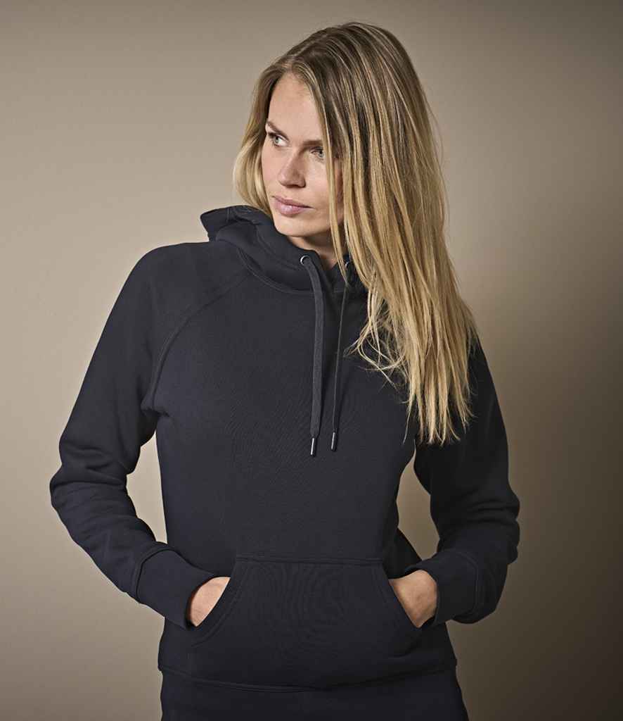 Tee Jays Ladies Raglan Hooded Sweatshirt | Dark Grey - Lancashire Teamwear