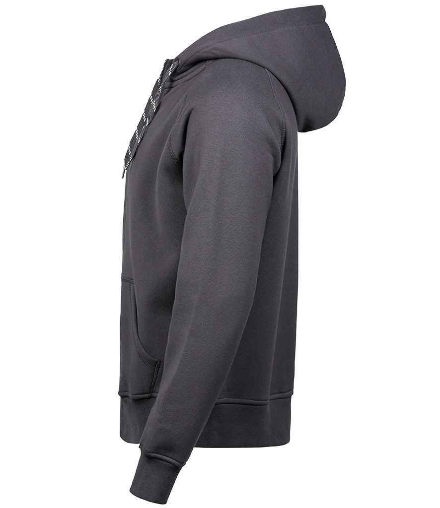 Tee Jays Fashion Zip Hooded Sweatshirt | Dark Grey - Lancashire Teamwear