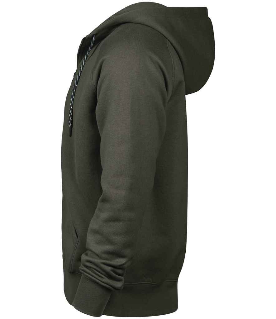 Tee Jays Fashion Zip Hooded Sweatshirt | Deep Green - Lancashire Teamwear