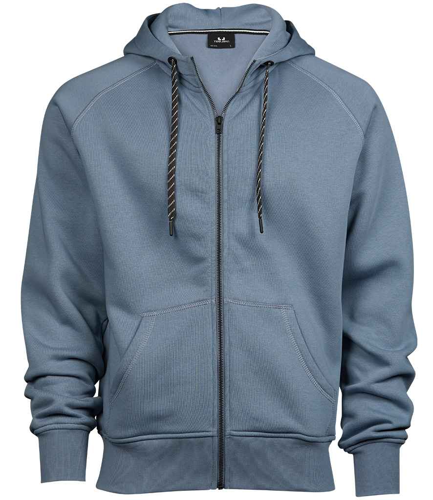 Tee Jays Fashion Zip Hooded Sweatshirt | Flintstone - Lancashire Teamwear