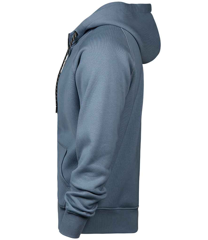 Tee Jays Fashion Zip Hooded Sweatshirt | Flintstone - Lancashire Teamwear