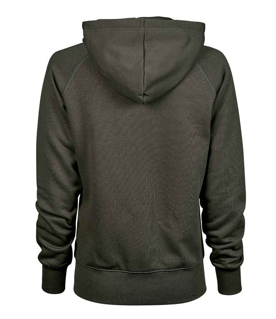 Tee Jays Ladies Fashion Zip Hooded Sweatshirt | Deep Green - Lancashire Teamwear