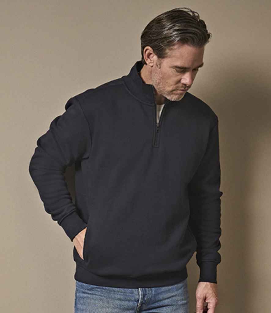Tee Jays Half Zip Sweatshirt | Navy - Lancashire Teamwear