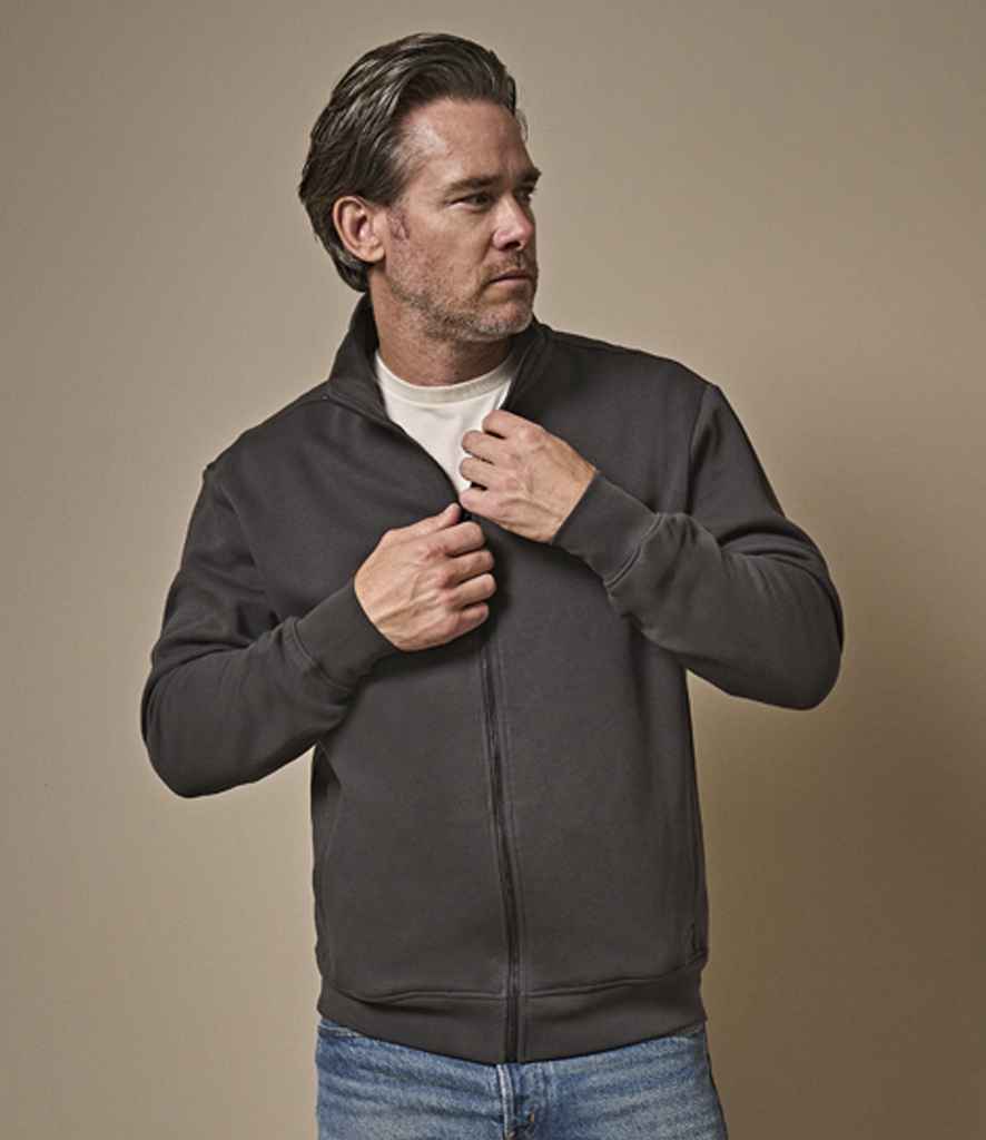 Tee Jays Full Zip Sweat Jacket | Dark Grey Sweatshirt - Lancashire Teamwear