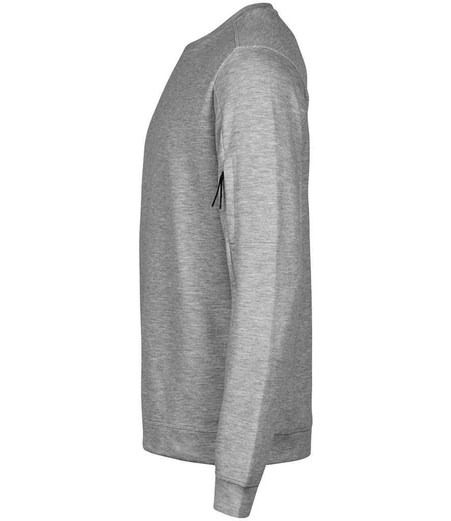 Tee Jays Athletic Crew Neck Sweatshirt | Heather Grey - Lancashire Teamwear