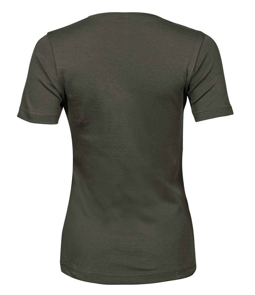 Tee Jays Ladies Interlock T-Shirt | Deep Green - Lancashire Teamwear