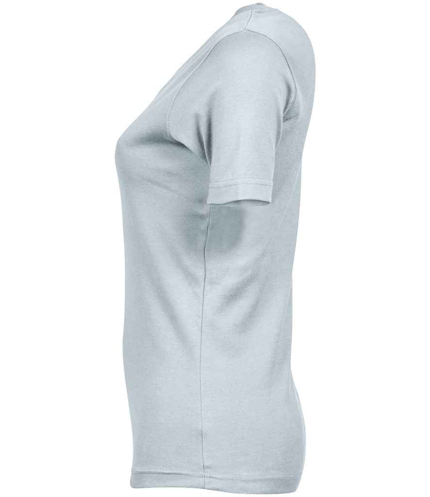 Tee Jays Ladies Interlock T-Shirt | Ice Blue - Lancashire Teamwear