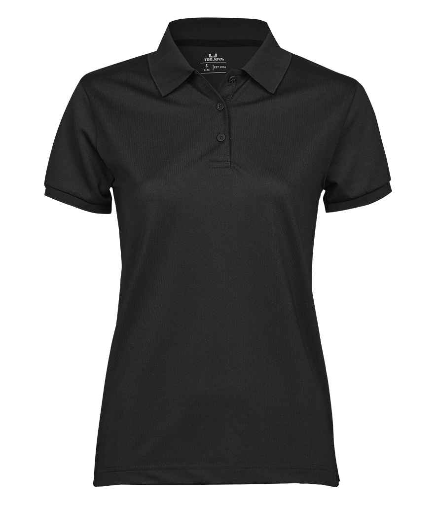 Tee Jays Ladies Club Polo Shirt | Black - Lancashire Teamwear