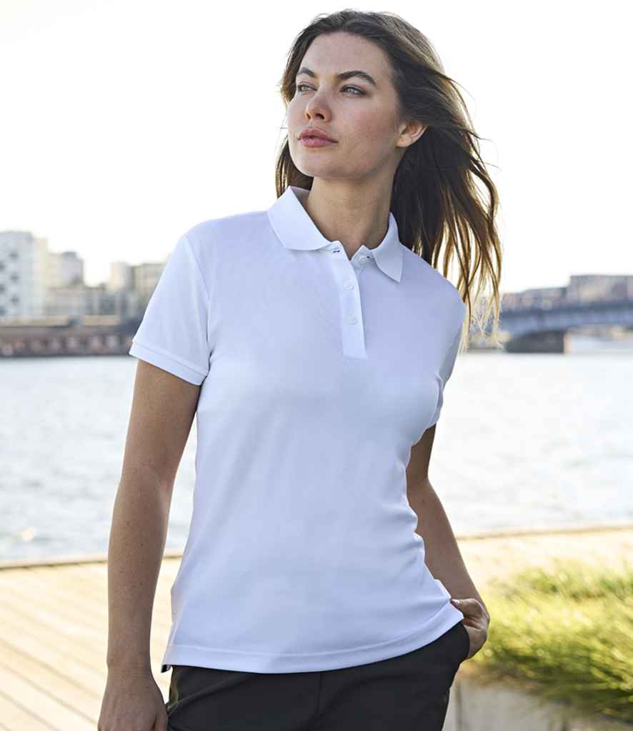 Tee Jays Ladies Club Polo Shirt | White - Lancashire Teamwear