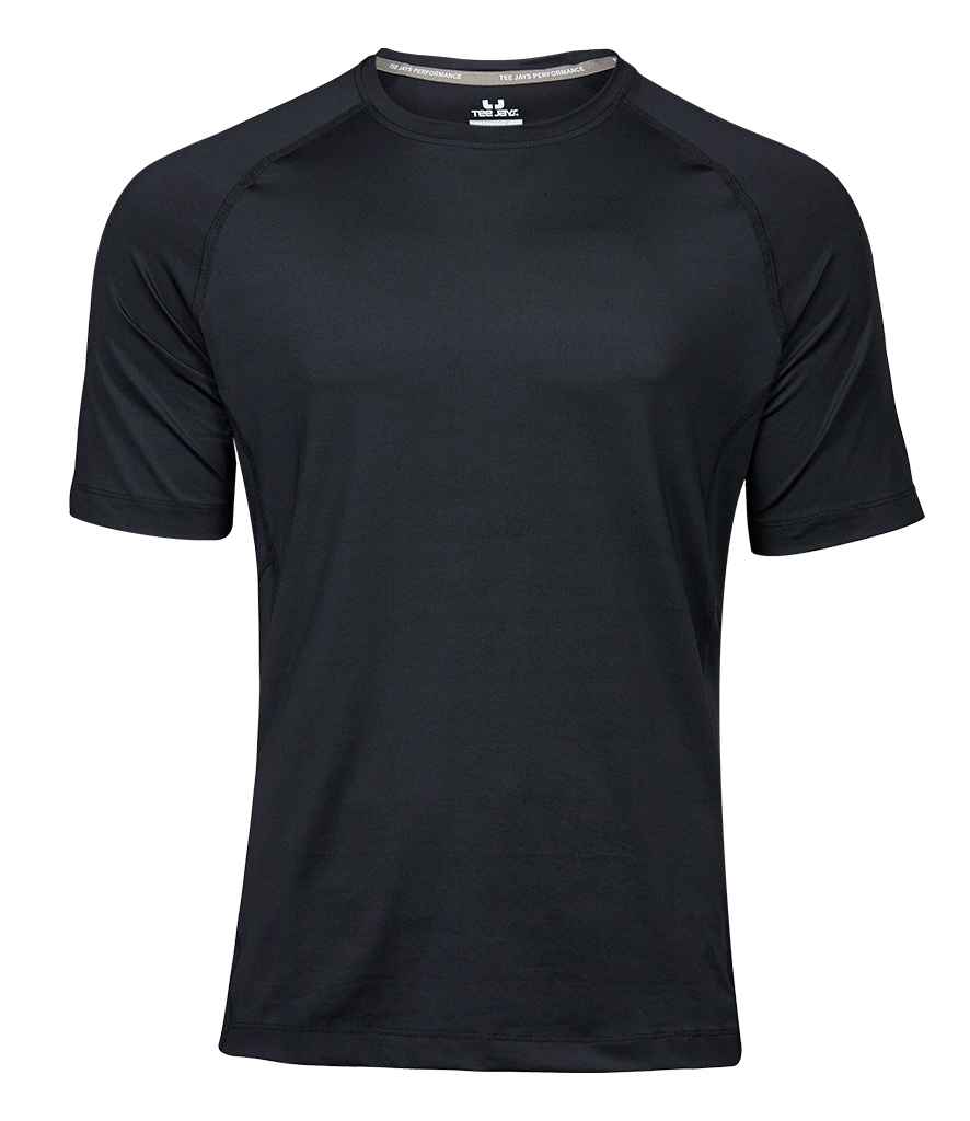 Tee Jays CoolDry™ T-Shirt | Black - Lancashire Teamwear