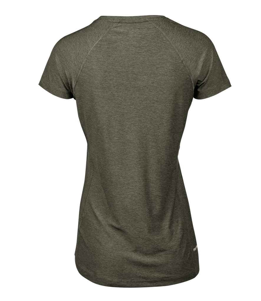 Tee Jays Ladies CoolDry™ T-Shirt | Olive Melange - Lancashire Teamwear