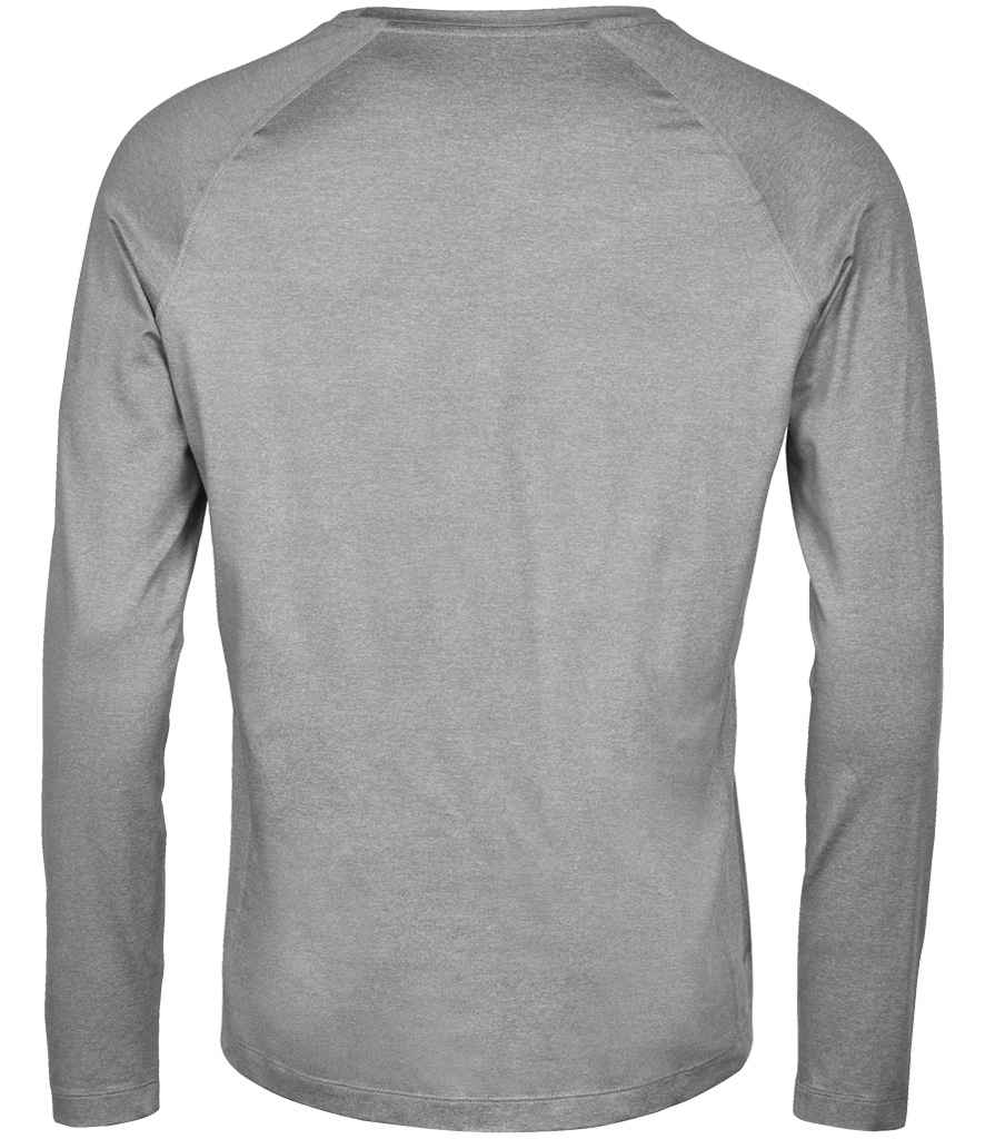 Tee Jays Long Sleeve CoolDry™ T-Shirt | Grey Melange - Lancashire Teamwear