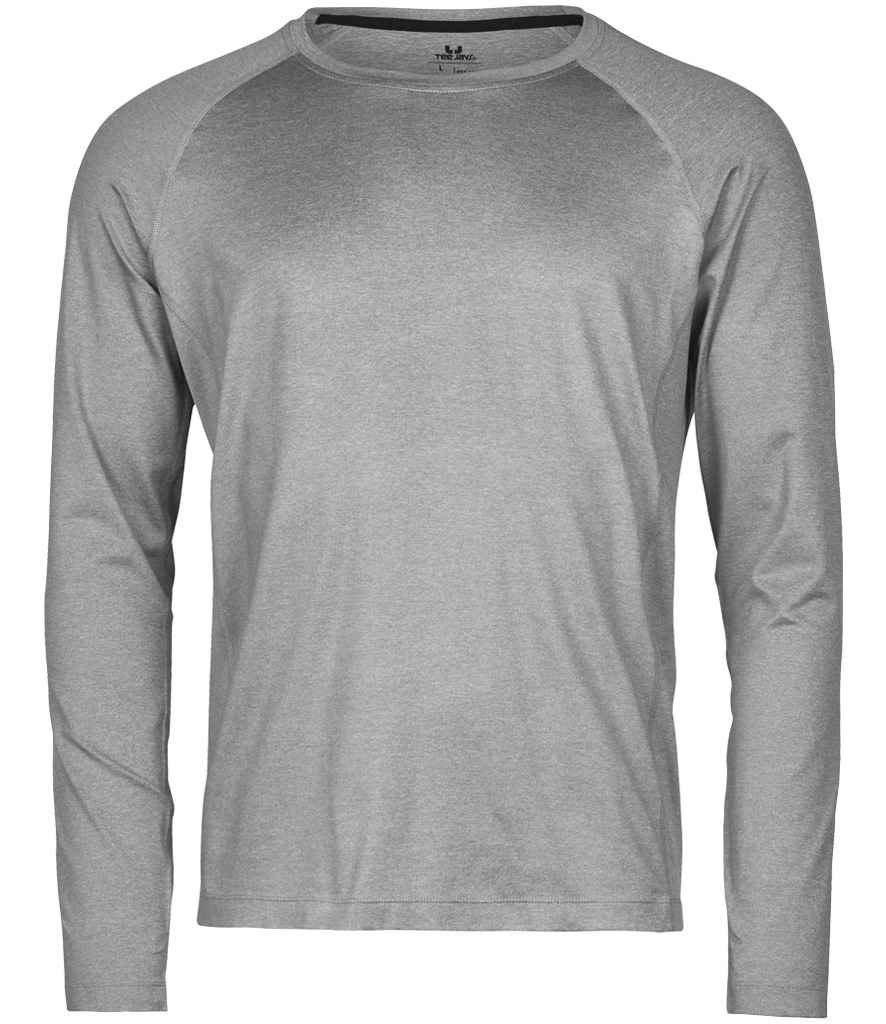 Tee Jays Long Sleeve CoolDry™ T-Shirt Grey Melange