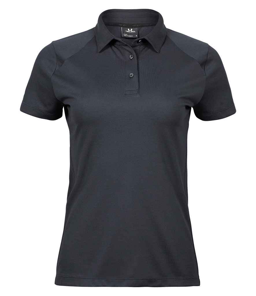 Tee Jays Ladies Luxury Sport Polo Shirt | Dark Grey - Lancashire Teamwear