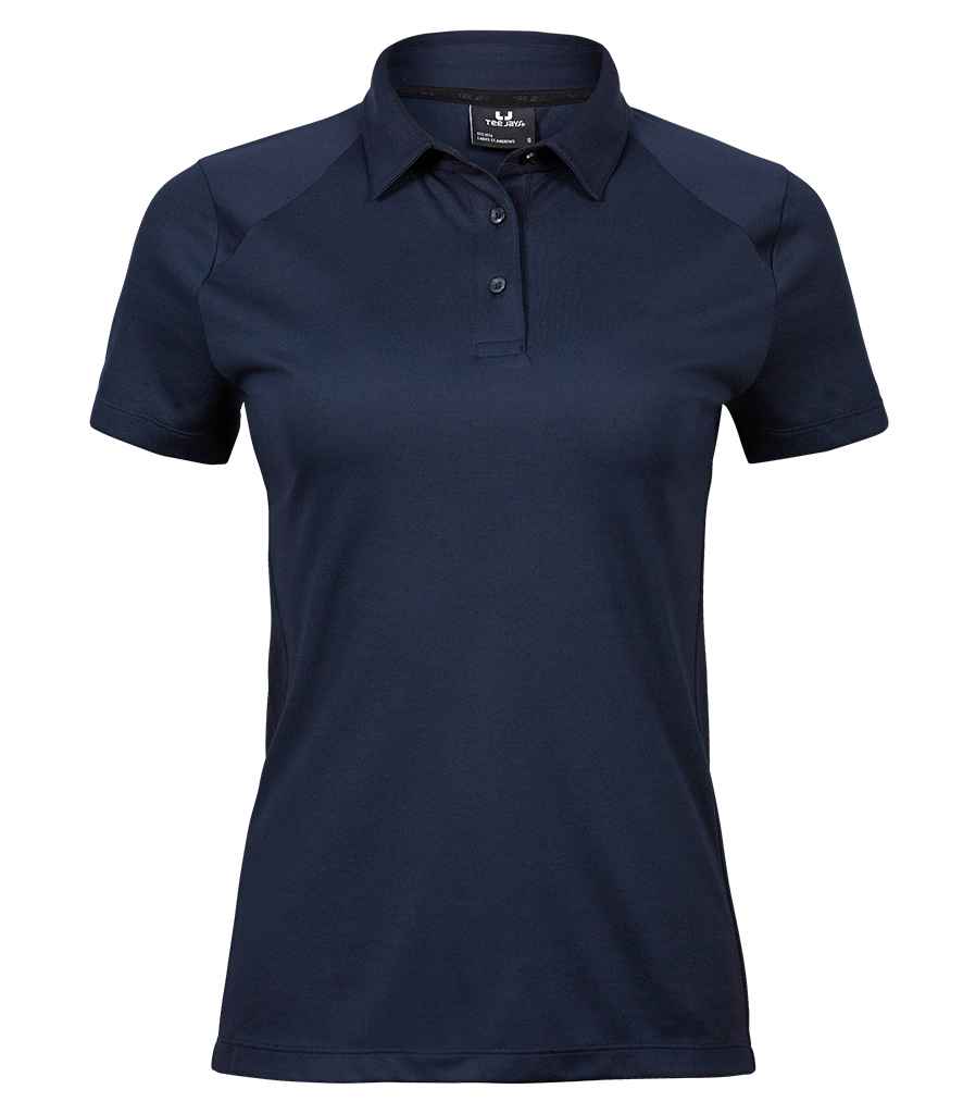 Tee Jays Ladies Luxury Sport Polo Shirt | Navy - Lancashire Teamwear