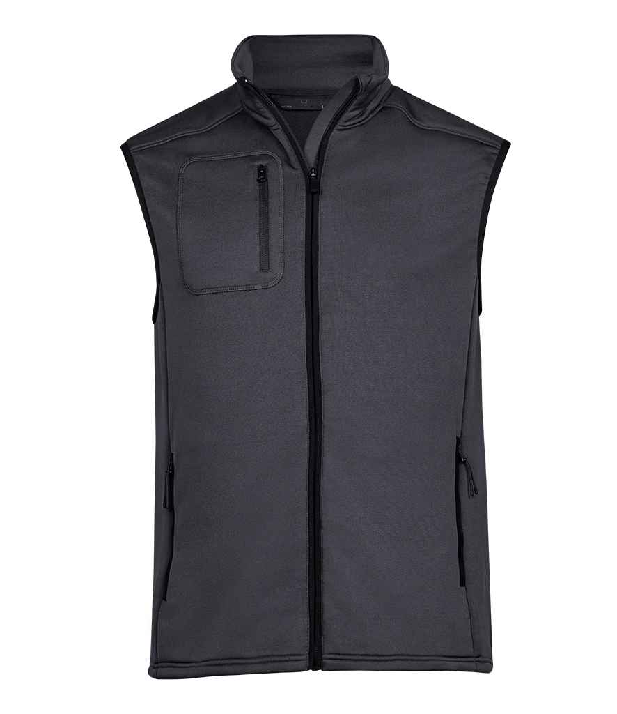 Tee Jays Stretch Fleece Bodywarmer Dark Grey