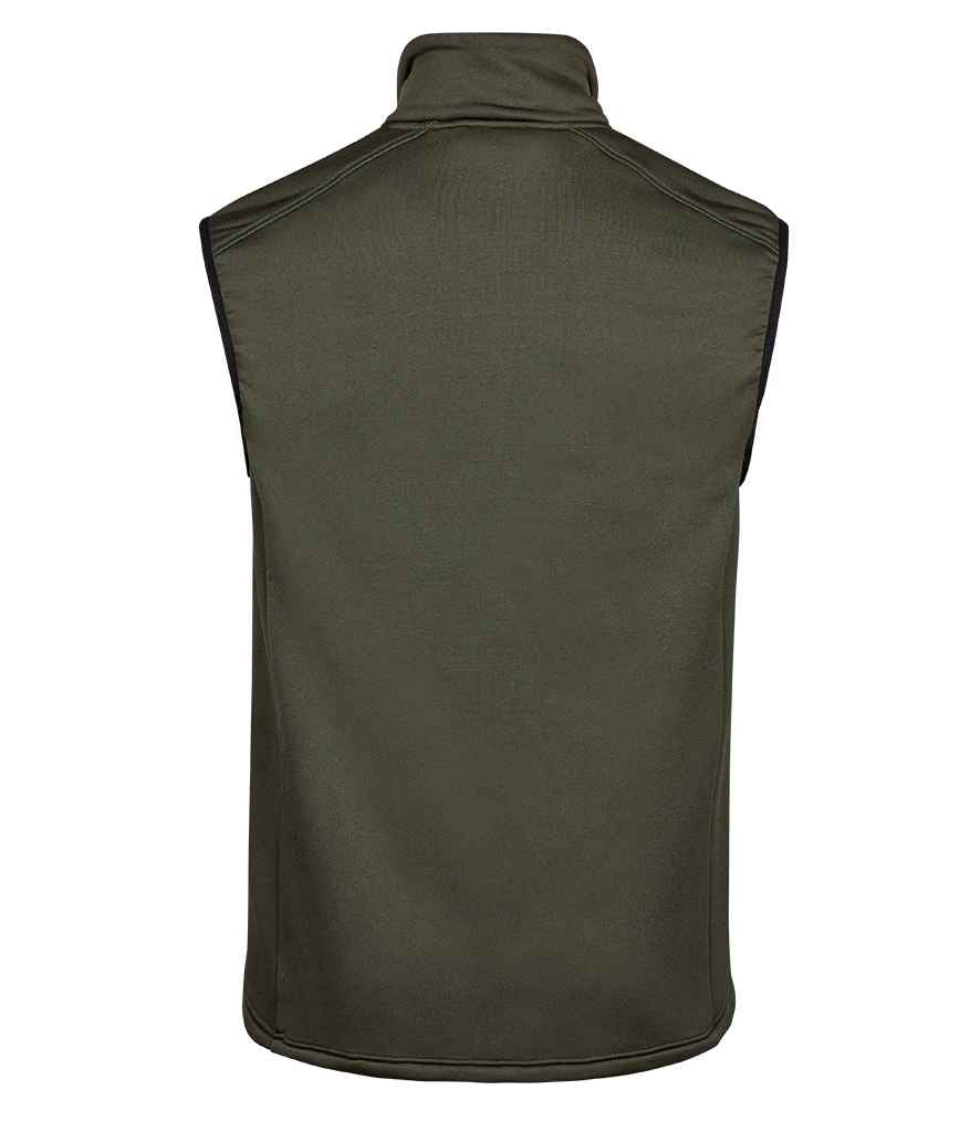 Tee Jays Stretch Fleece Bodywarmer | Deep Green Gilet - Lancashire Teamwear