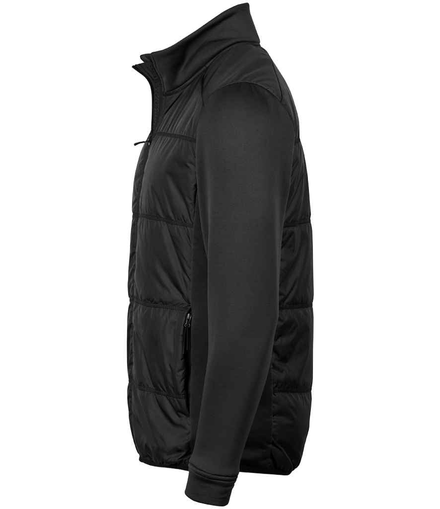 Tee Jays Hybrid-Stretch Jacket | Black/Black - Lancashire Teamwear