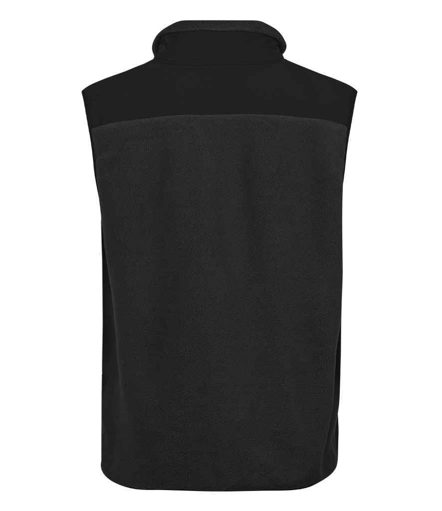 Tee Jays Mountain Fleece Bodywarmer | Black/Black Gilet - Lancashire Teamwear