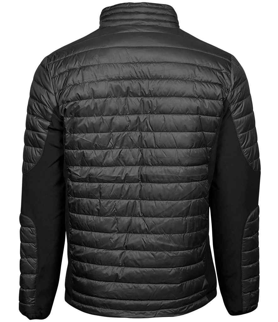 Tee Jays Crossover Padded Jacket | Black/Black - Lancashire Teamwear
