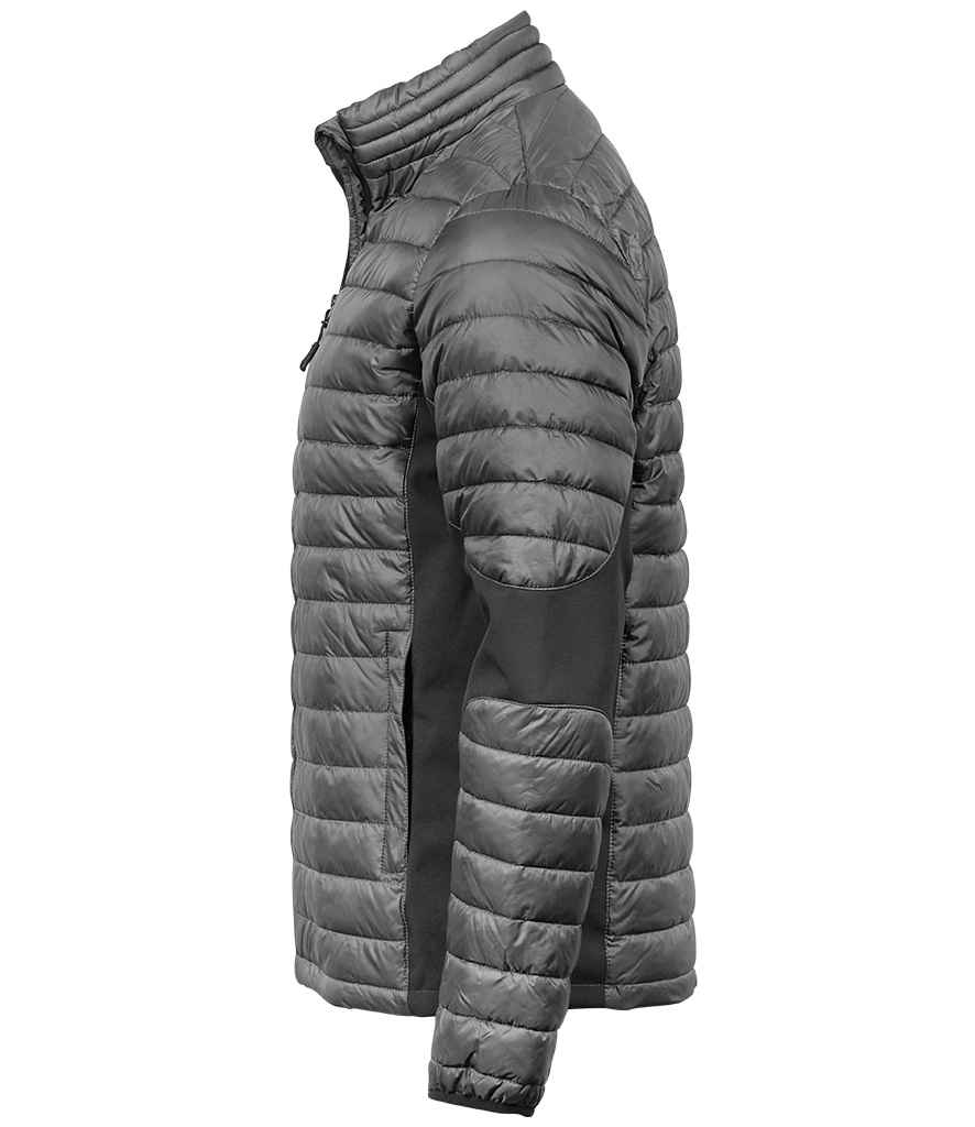 Tee Jays Crossover Padded Jacket | Space Grey/Black - Lancashire Teamwear
