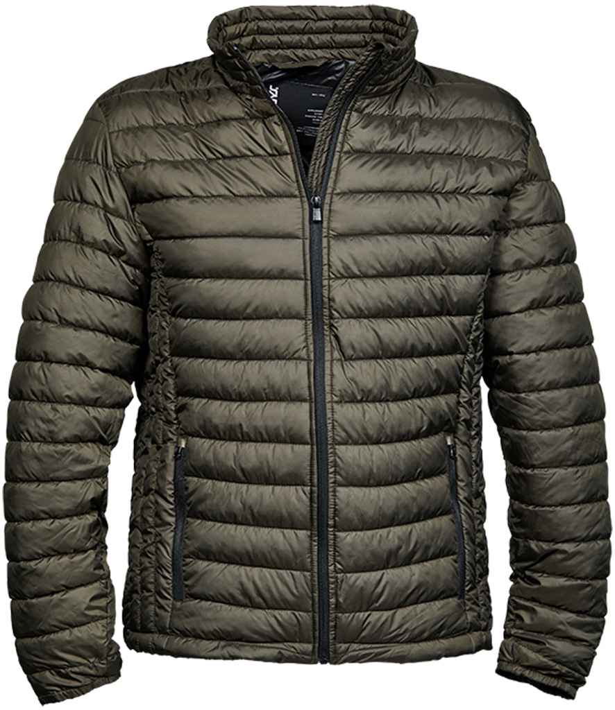 Tee Jays Zepelin Padded Jacket | Dark Olive - Lancashire Teamwear