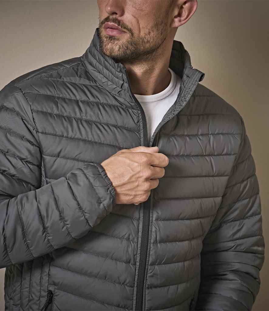 Tee Jays Zepelin Padded Jacket | Space Grey - Lancashire Teamwear
