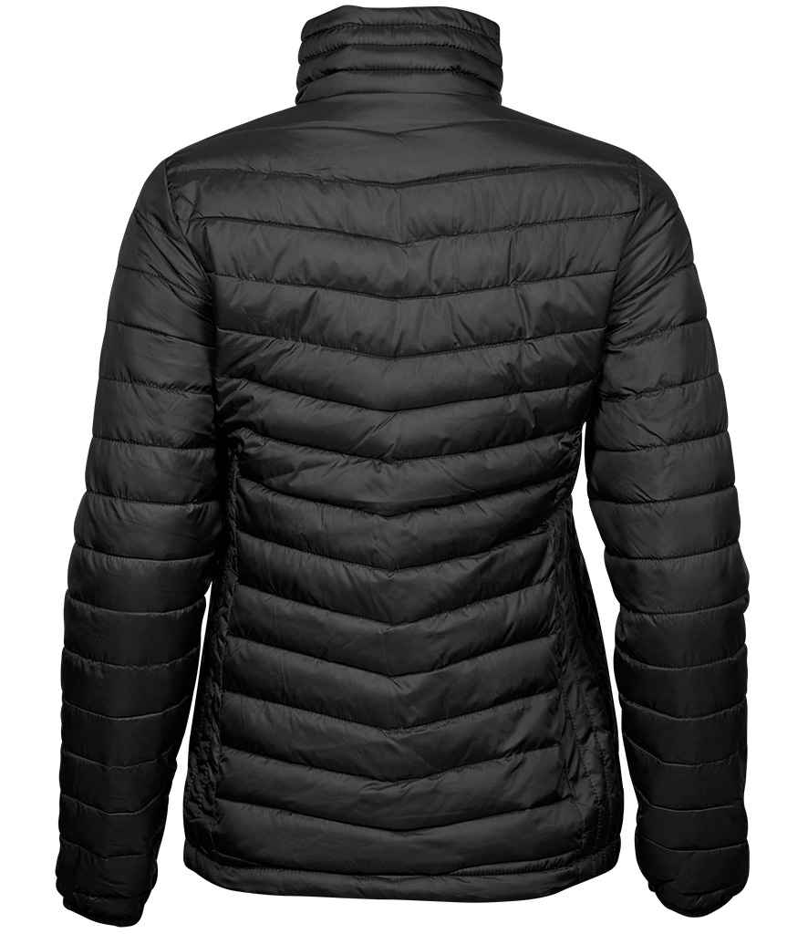 Tee Jays Ladies Zepelin Padded Jacket | Black - Lancashire Teamwear