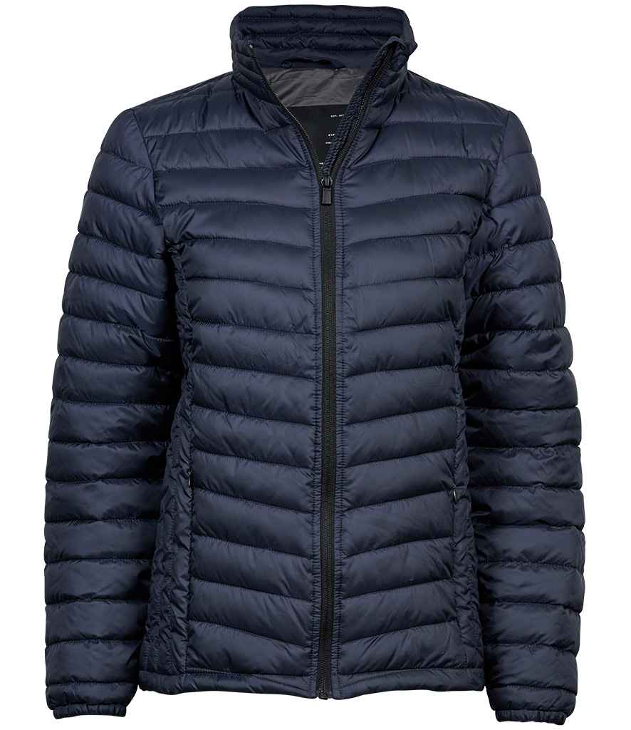 Tee Jays Ladies Zepelin Padded Jacket | Deep Navy - Lancashire Teamwear