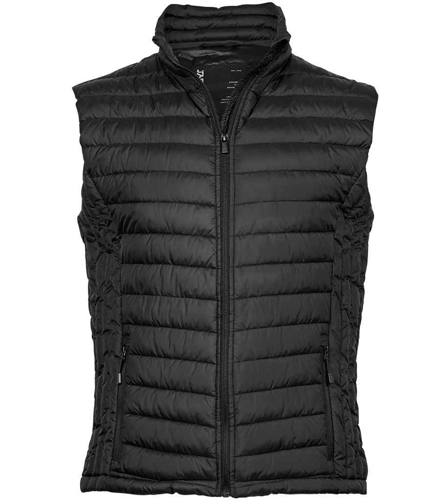 Tee Jays Zepelin Padded Bodywarmer | Black Gilet - Lancashire Teamwear