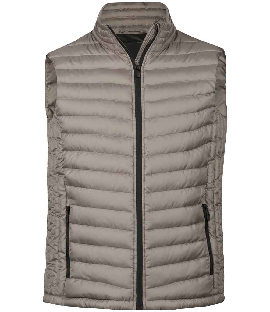 Tee Jays Zepelin Padded Bodywarmer | Driftwood Gilet - Lancashire Teamwear
