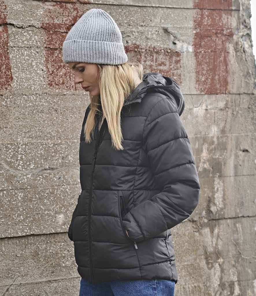 Tee Jays Ladies Lite Hooded Jacket | Black - Lancashire Teamwear