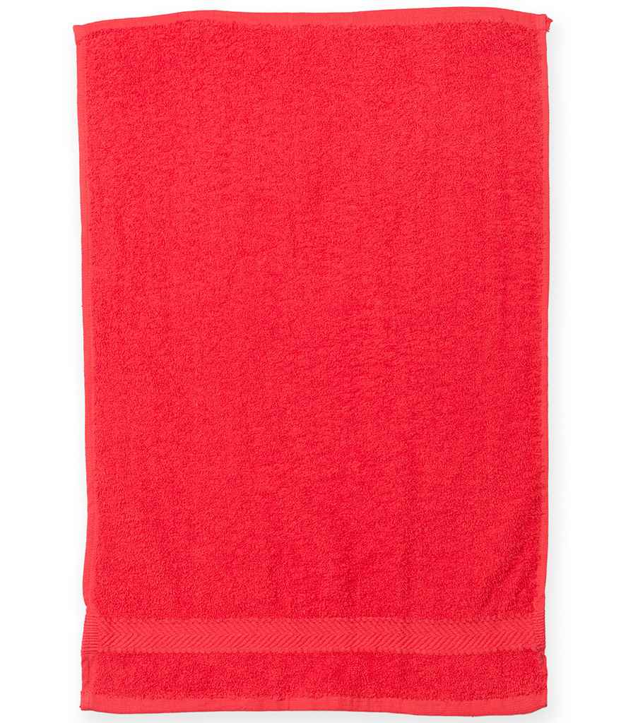 Towel City Gym Towel | Red - Lancashire Teamwear